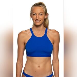 NWOT Jolyn 'Kaylee' fixed back bikini top size S, Blueberry